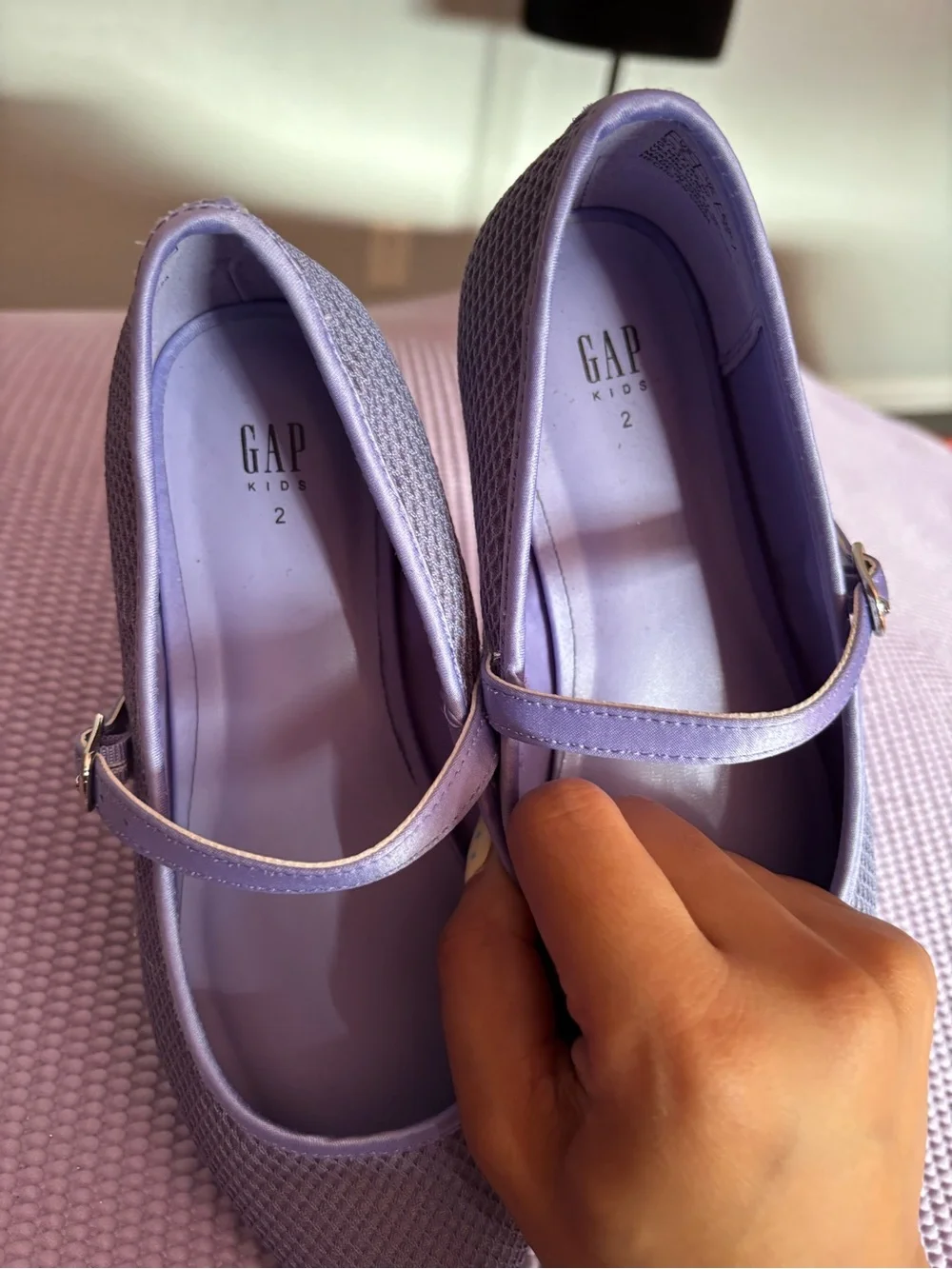GAP Kids Mary Jane Flats In Warm Violet Dress up, Casual, Easter, Party NWOT